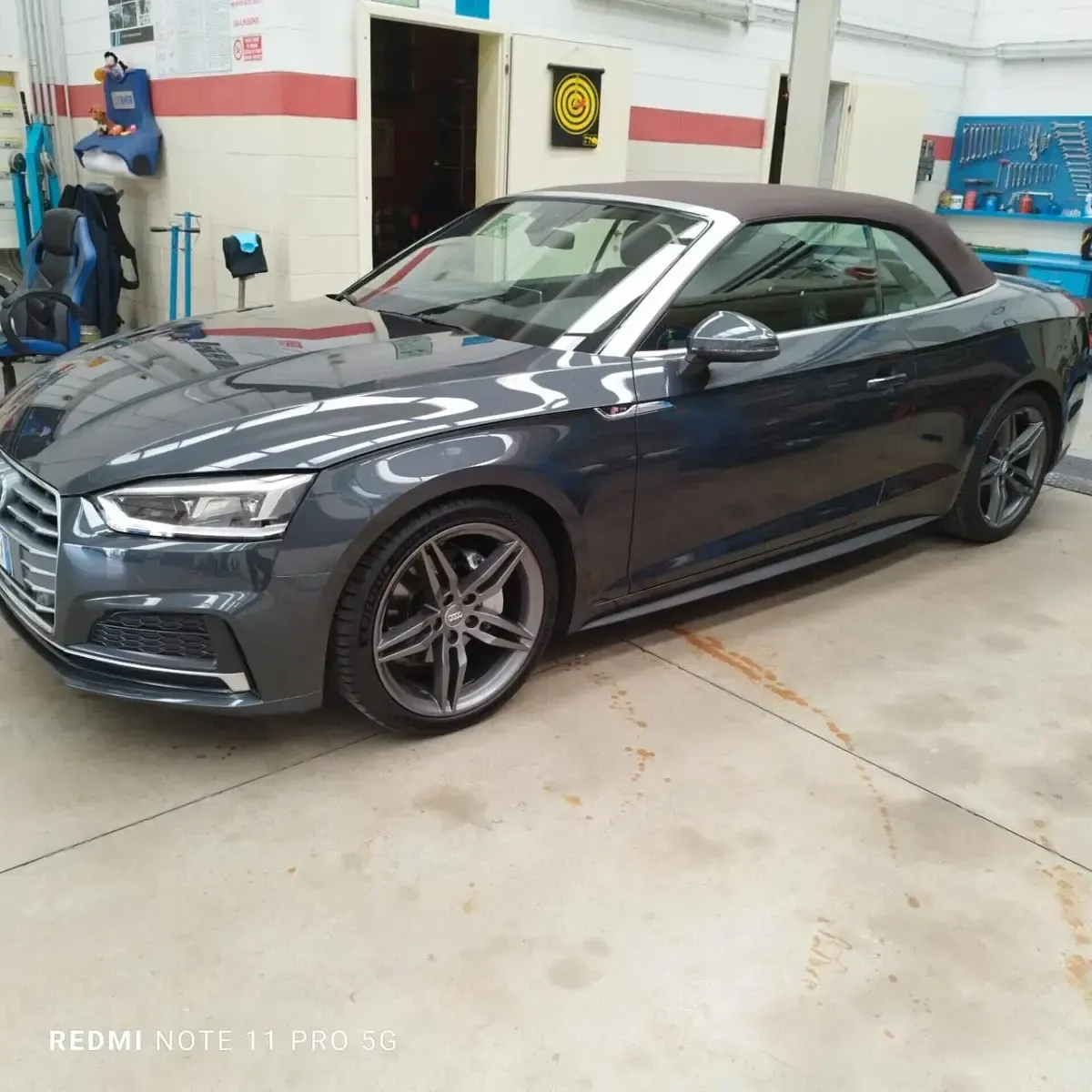 Usata Audi A5 Cabriolet S-Line 190 CV (139 kW) 2020 Nero Cabrio