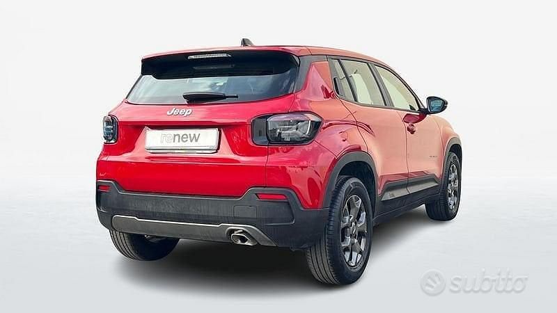 Usata Jeep Avenger Longitude 100 CV (73 kW) 2023 Rosso SUV
