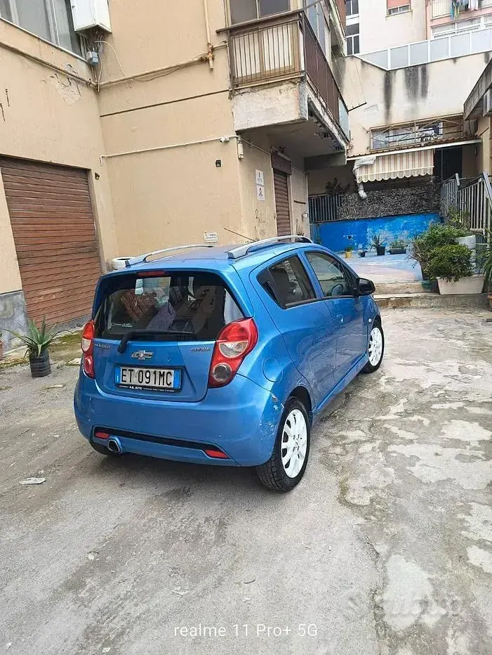Begagnad Chevrolet Spark 68 HK (50 kW) 2014 Blå Halvkombi