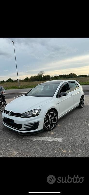 Usata VW Golf VII GTD 228 CV (167 kW) 2015 Bianco Berlina