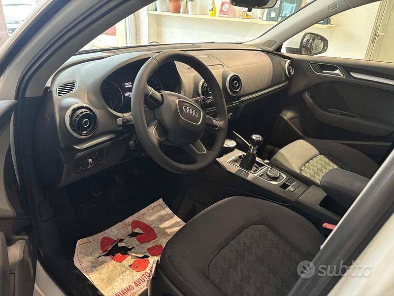 Usata Audi A3 Ambition 110 CV (80 kW) 2016 Bianco Berlina