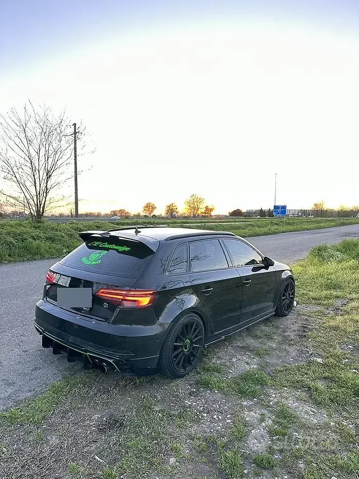 Usata Audi A3 180 CV (132 kW) 2016 Nero Berlina