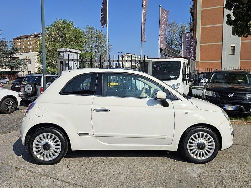 Usata Fiat 500 Lounge 69 CV (50 kW) 2009 Bianco Cabrio
