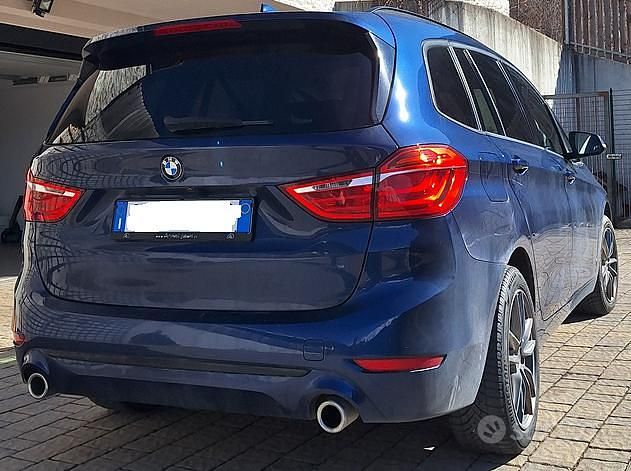 Usata BMW 218 Gran Tourer Sport Line 150 CV (110 kW) 2018 Blu/azzurro Monovolume