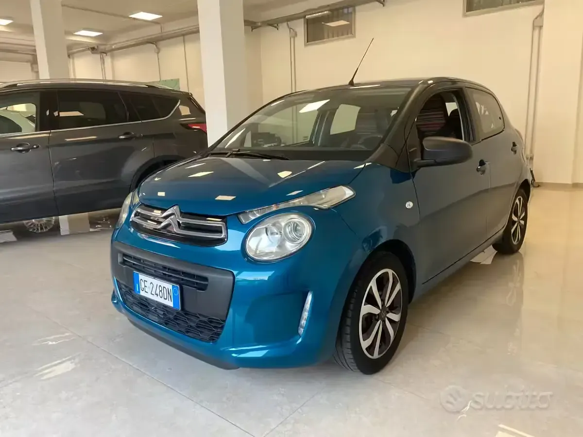 Usata Citroën C1 Shine 72 CV (52 kW) 2021 Blu Utilitaria