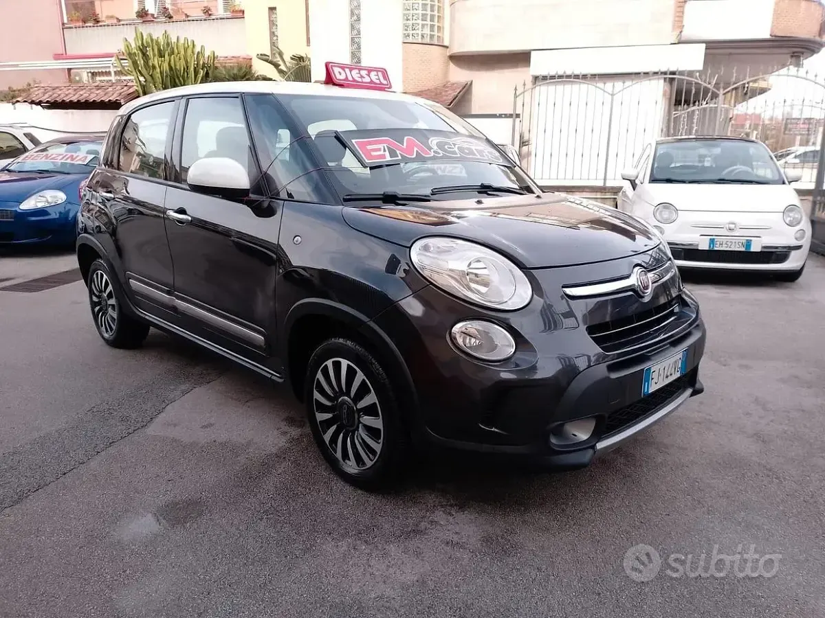 Usata Fiat 500L Trekking 95 CV (69 kW) 2017 Grigio Monovolume