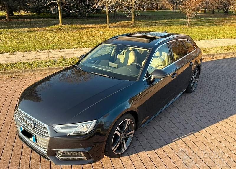 Usata Audi A4 S-Line 190 CV (139 kW) 2016 Blu Station wagon
