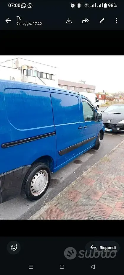 Usata Fiat Scudo Comfort 90 CV (66 kW) 2010 Bluazzurro
