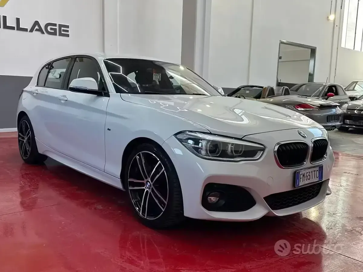 Usata BMW 116 M Sport 109 CV (80 kW) 2018 Bianco Utilitaria