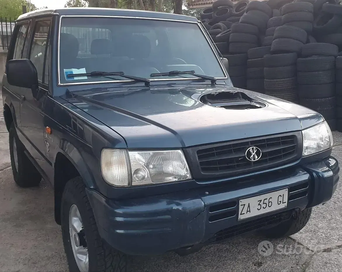 Usata Hyundai Galloper 100 CV (73 kW) 1998 Blu SUV