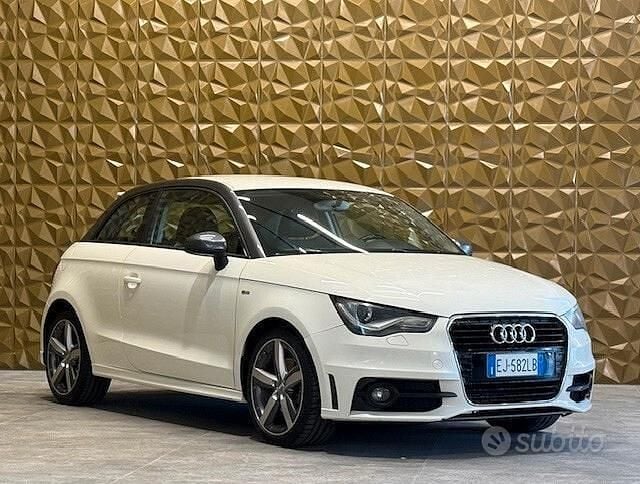 Usata Audi A1 S-Line 105 CV (77 kW) 2011 Bianco Utilitaria