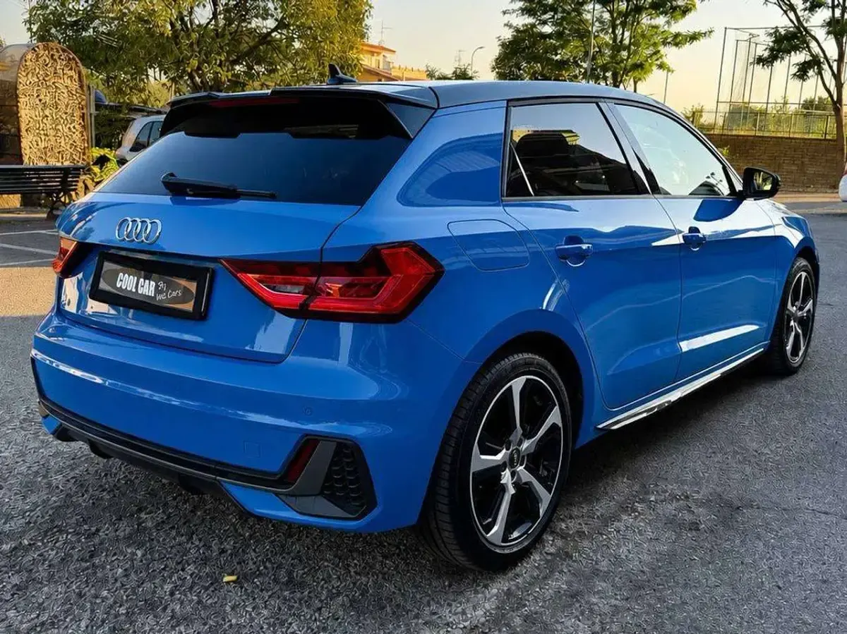 Usata Audi A1 Sportback S-Line 116 CV (85 kW) 2020 Blu turbo Utilitaria
