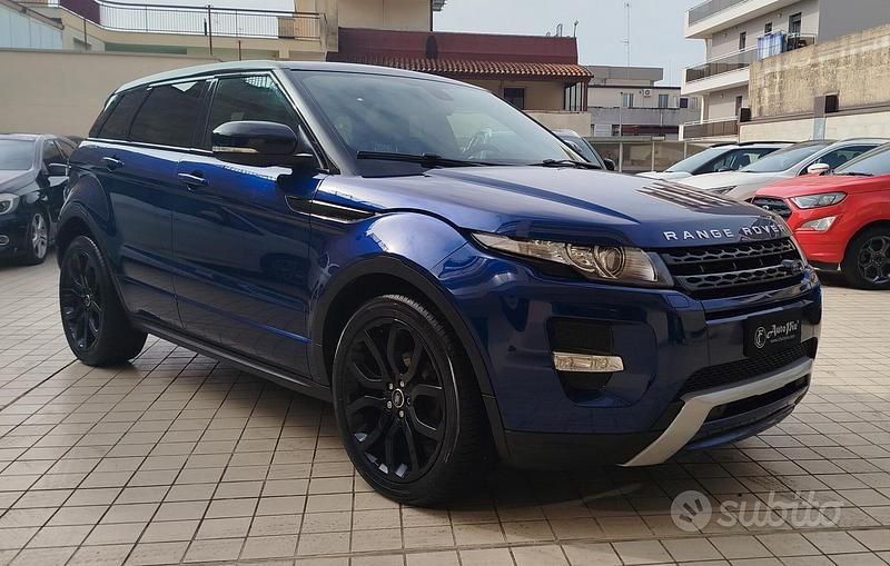 Usata Land Rover Range Rover evoque Dynamic 190 CV (139 kW) 2013 Blu SUV