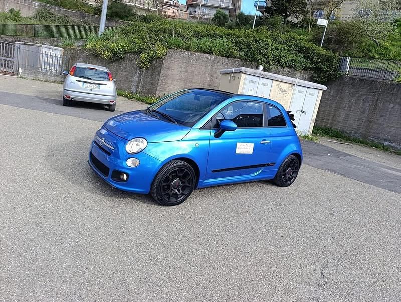 Usata Fiat 500 Sport 69 CV (50 kW) 2014 Blu Cabrio