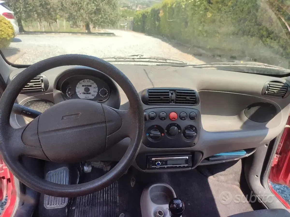 Usata Fiat Seicento 39 CV (28 kW) 2000 Rosso Utilitaria