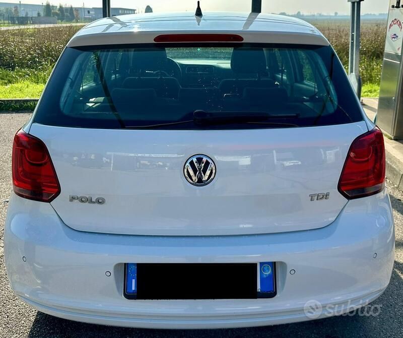 Usata VW Polo 60 CV (44 kW) 2013 Bianco Berlina