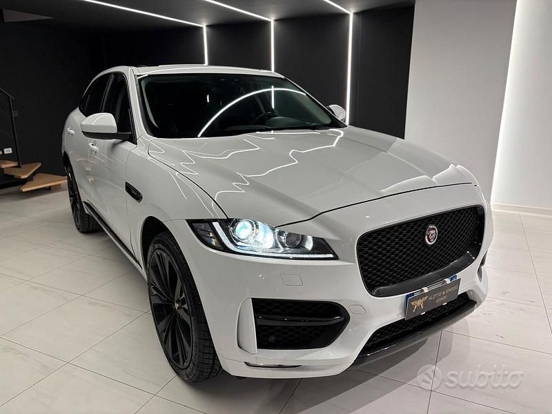Usata Jaguar F-Pace R-Sport 300 CV (220 kW) 2016 Bianco SUV