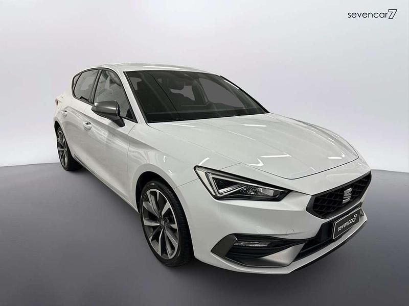 Usata Seat Leon FR 204 CV (150 kW) 2021 Bianco Berlina
