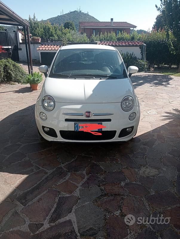 Usata Fiat 500 95 CV (69 kW) 2015 Bianco Utilitaria