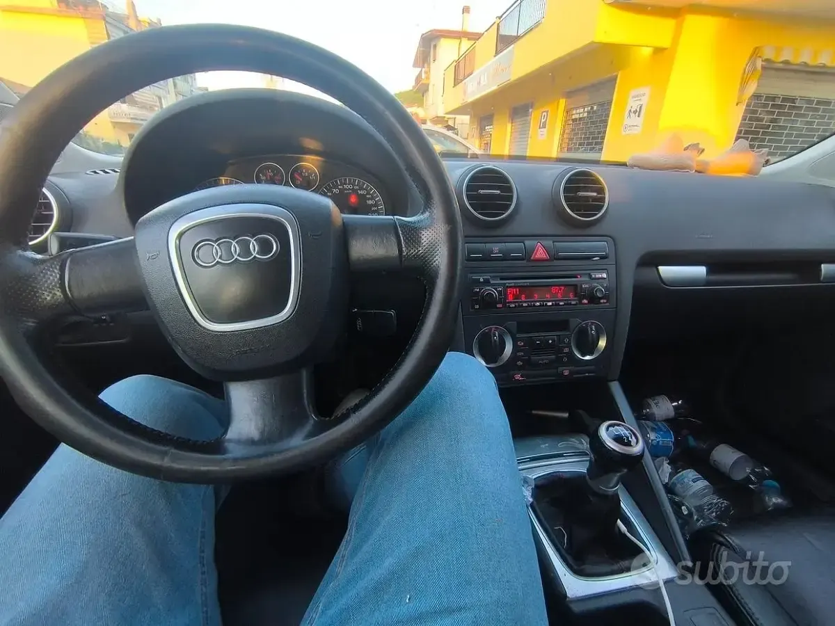 Usata Audi A3 140 CV (102 kW) 2006 Nero Utilitaria