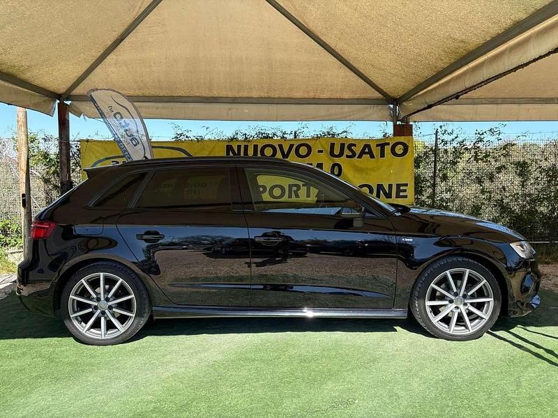 Usata Audi A3 S-Line 150 CV (110 kW) 2019 Nero Berlina