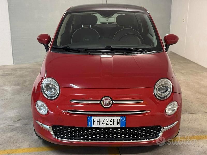 Usata Fiat 500 Lounge 69 CV (50 kW) 2017 Rosso Berlina