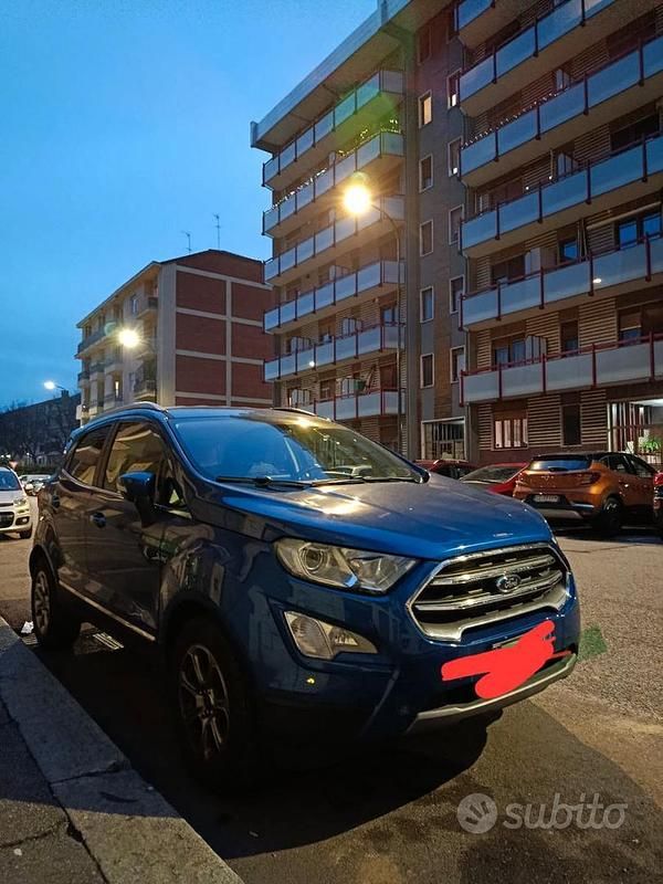 Usata Ford Ecosport 100 CV (73 kW) 2018 Blu SUV