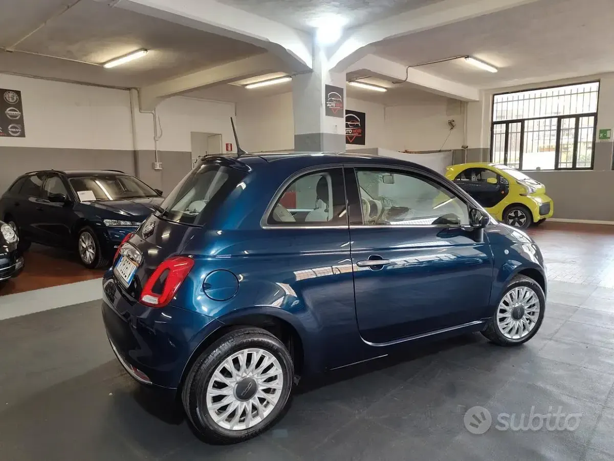 Usata Fiat 500 Lounge 69 CV (50 kW) 2019 Bluazzurro Berlina
