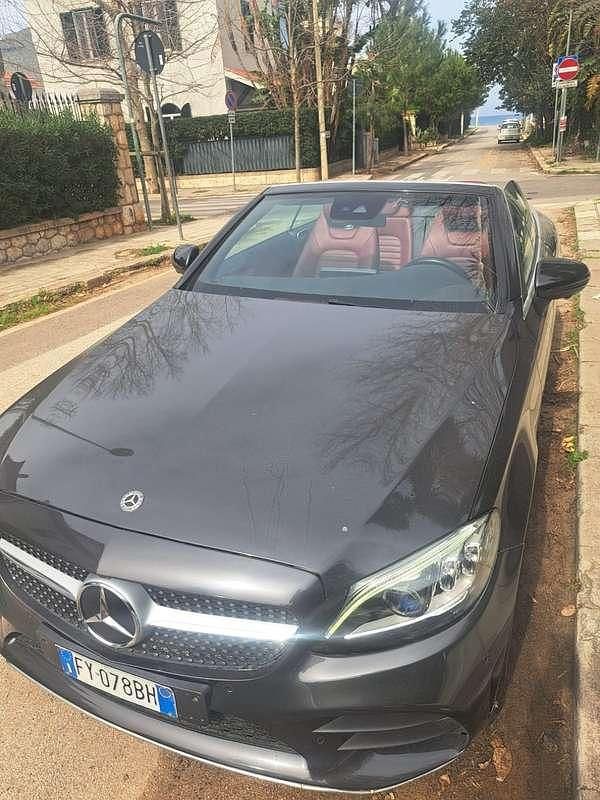Usata Mercedes C220 Premium 194 CV (142 kW) 2019 Nero Cabrio