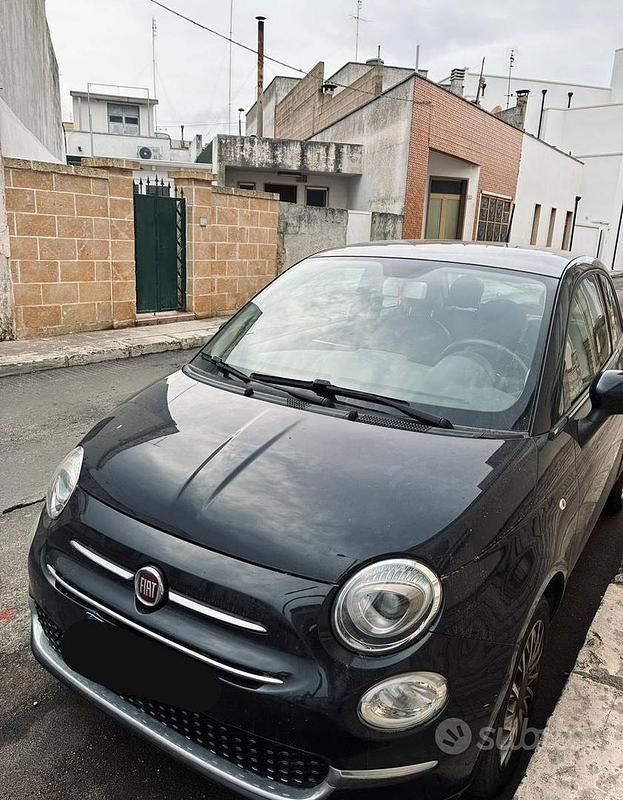 Usata Fiat 500 Lounge 69 CV (50 kW) 2016 Nero Utilitaria
