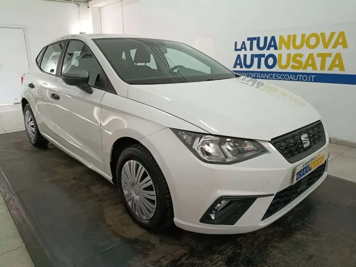 Usata Seat Ibiza Reference 90 CV (66 kW) 2019 Bianco metallizzato Utilitaria