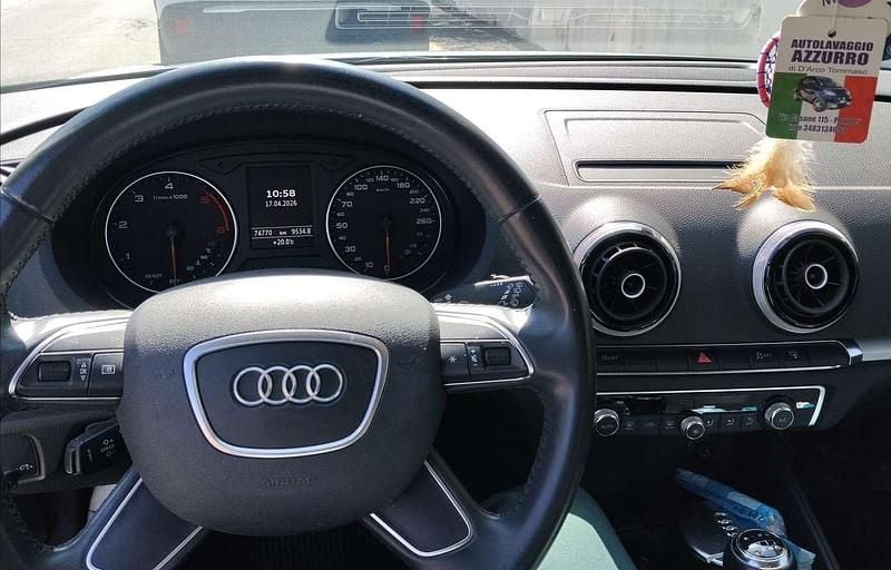Usata Audi A3 Ambition 110 CV (80 kW) 2016 Argento Berlina