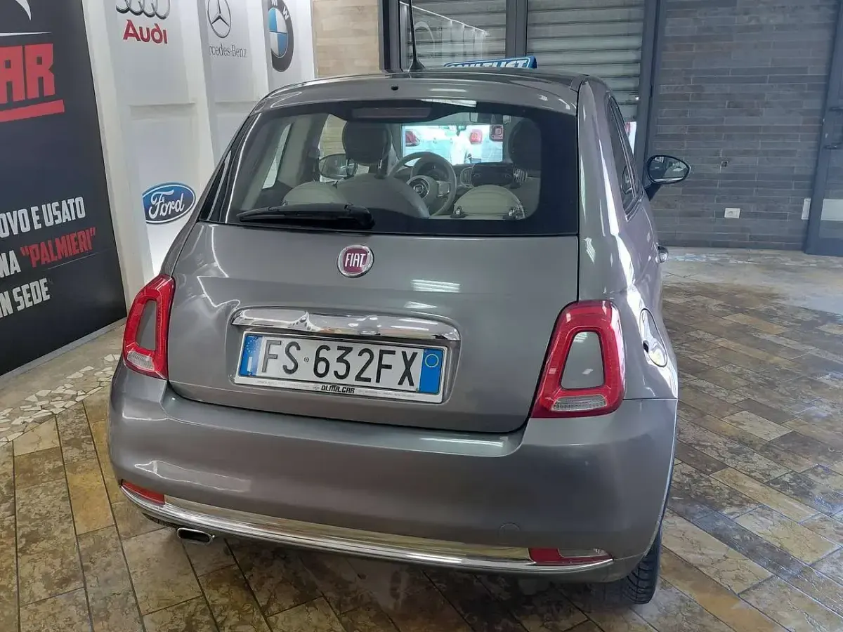 Usata Fiat 500 Lounge 95 CV (69 kW) 2018 Grigio Utilitaria