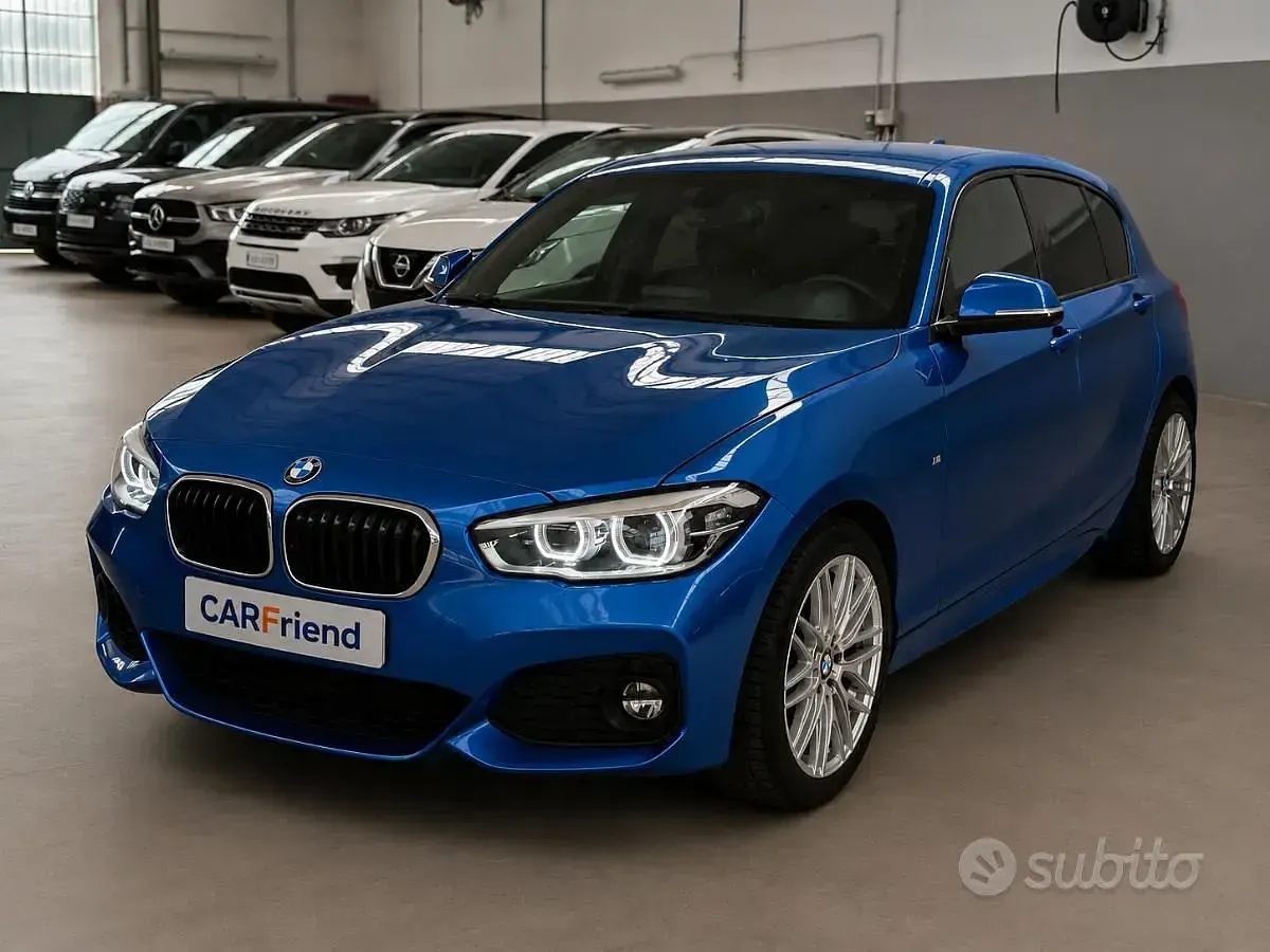 Usata BMW 118 Advantage 135 CV (99 kW) 2018 Blu Utilitaria