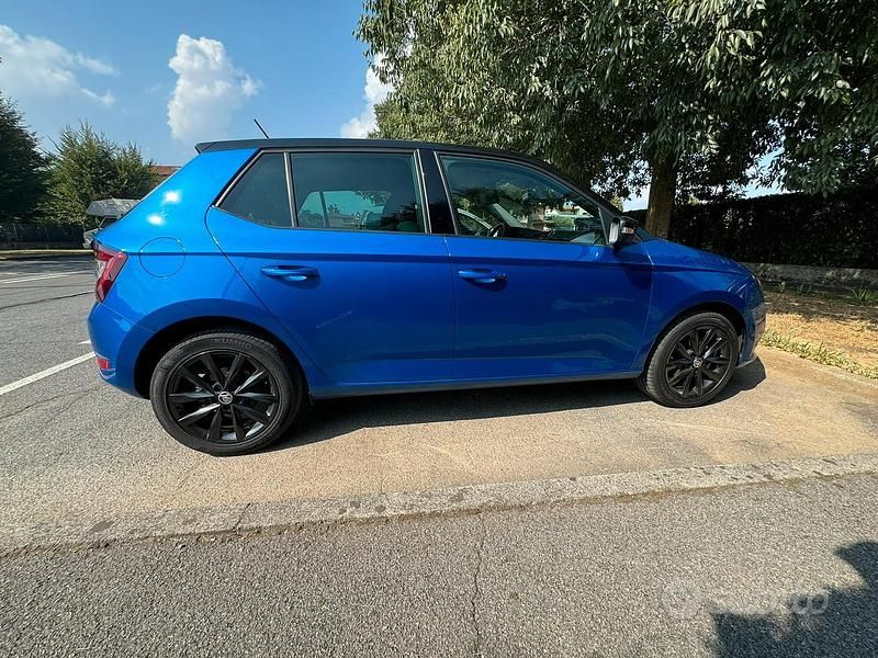 Usata Skoda Fabia Ambition 95 CV (69 kW) 2019 Blu Utilitaria