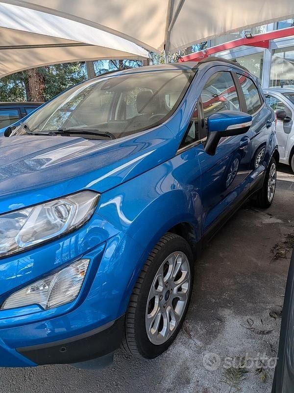 Usata Ford Ecosport Titanium 125 CV (91 kW) 2022 Blu SUV