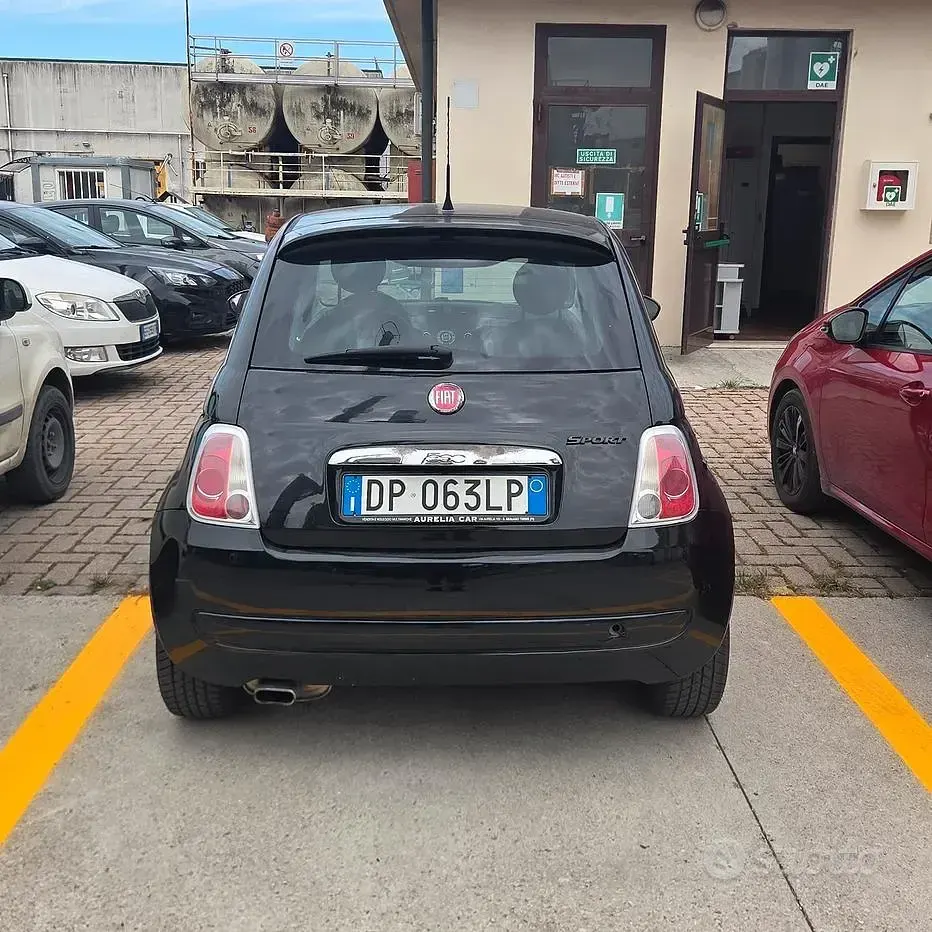 Usata Fiat 500 Sport 69 CV (50 kW) 2008 Nero Berlina