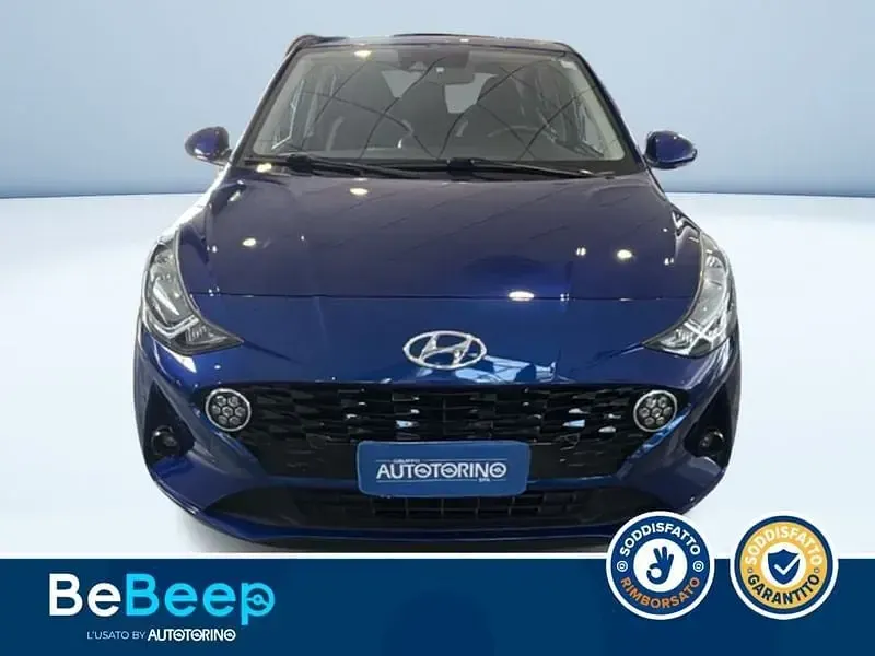 Usata Hyundai i10 67 CV (49 kW) 2021 Blu metallizzato Utilitaria