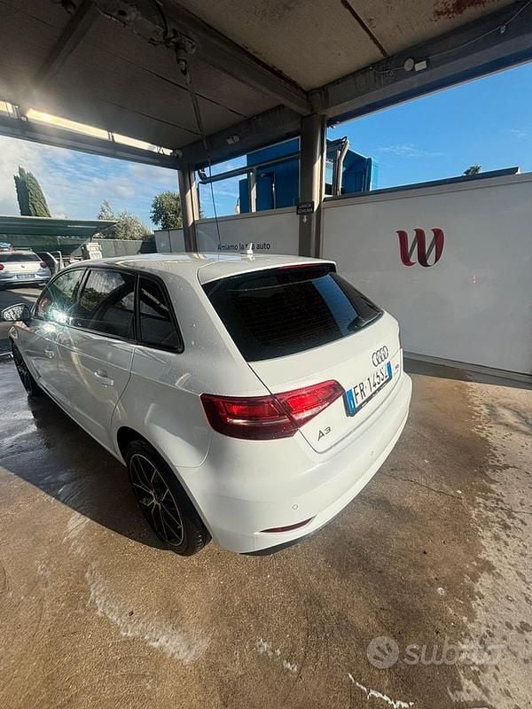 Usata Audi A3 116 CV (85 kW) 2018 Bianco Berlina