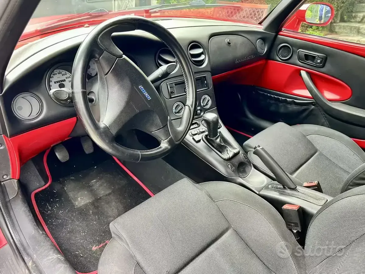 Usata Fiat Barchetta 131 CV (96 kW) 2002 Rosso Cabrio