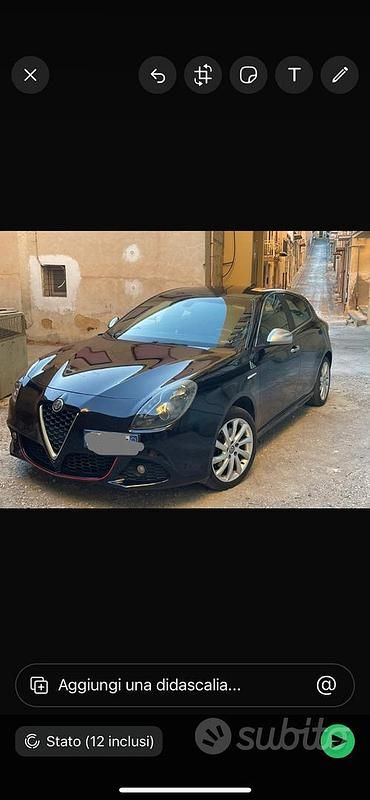 Usata Alfa Romeo Giulietta 140 CV (102 kW) 2010 Nero Berlina