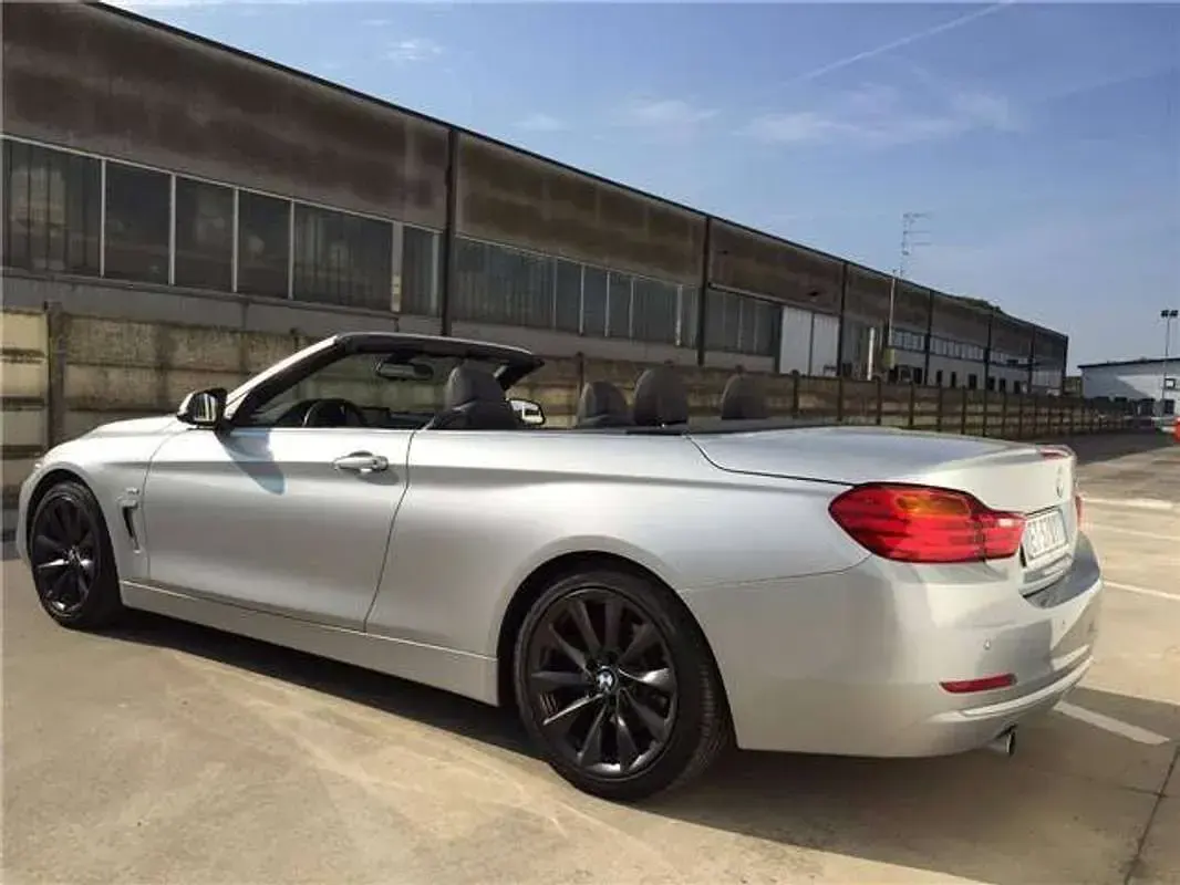 Usata BMW 420 Cabriolet Efficient Dynamics 184 CV (135 kW) 2014 Grigio Cabrio