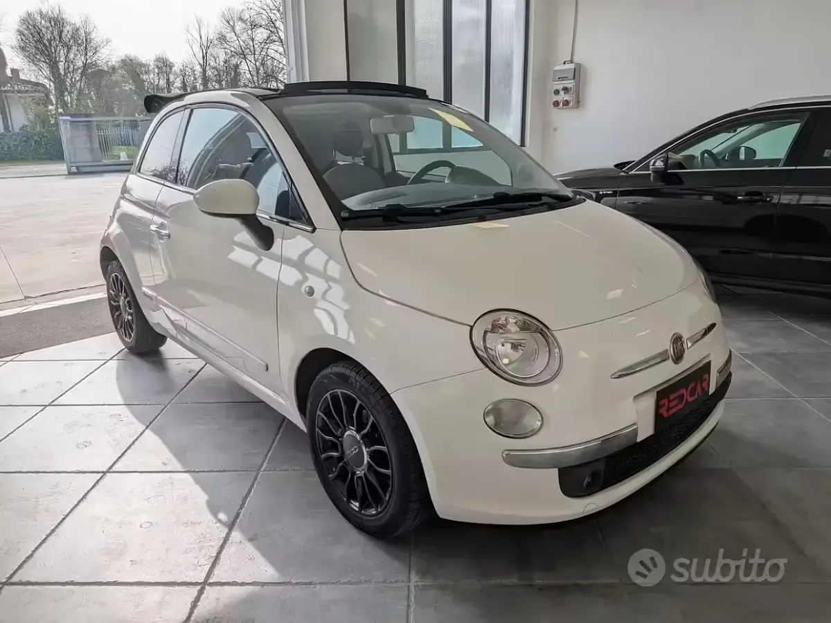 Usata Fiat 500C Rock 69 CV (50 kW) 2010 Bianco Cabrio