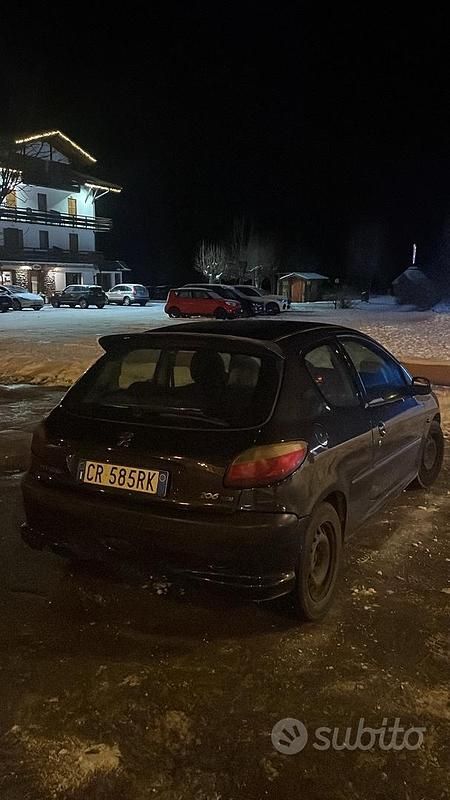 Usata Peugeot 206 130 CV (95 kW) 2005 Nero Berlina