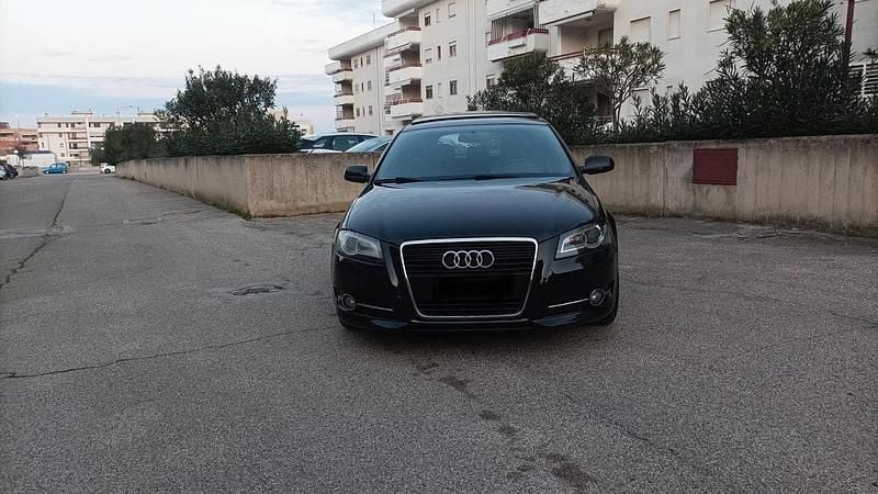 Usata Audi A3 Young 104 CV (76 kW) 2012 Nero Berlina