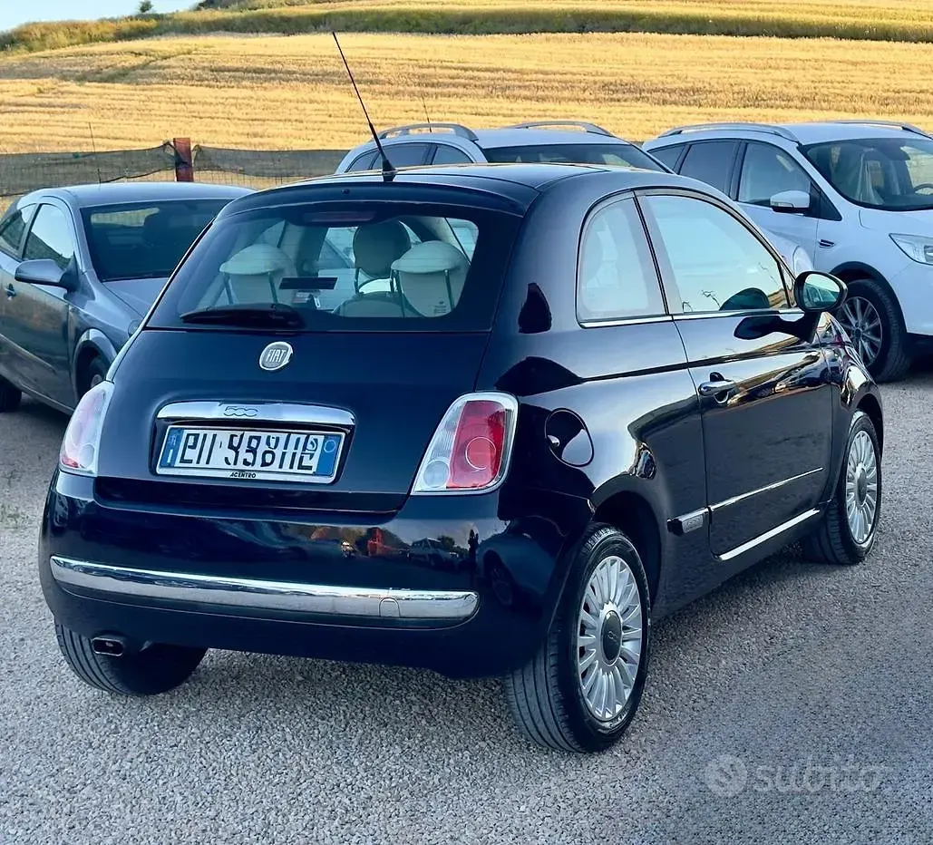 Usata Fiat 500 85 CV (62 kW) 2012 Blu Berlina