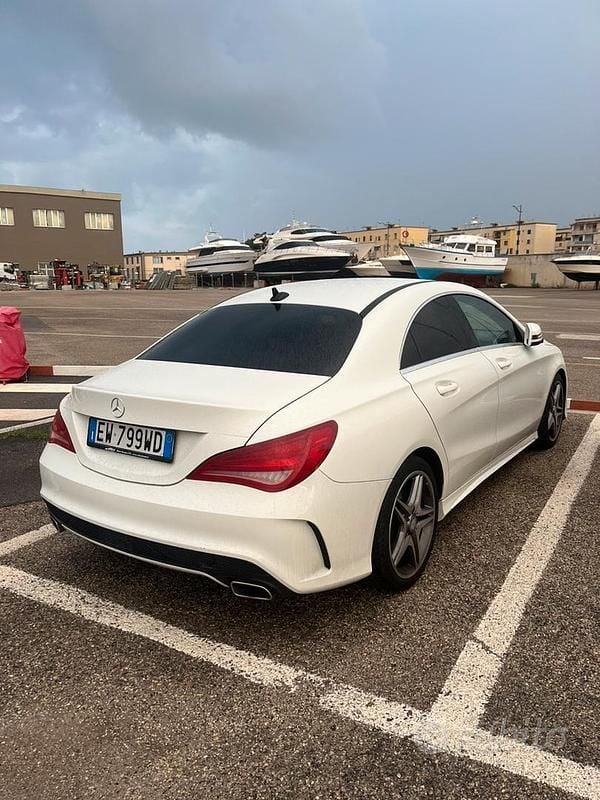 Usata Mercedes CLA180 109 CV (80 kW) 2014 Bianco Berlina