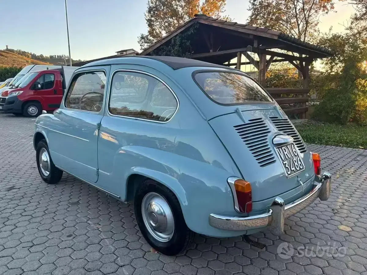 Usata Fiat 600 22 CV (16 kW) 1950 Blu Utilitaria