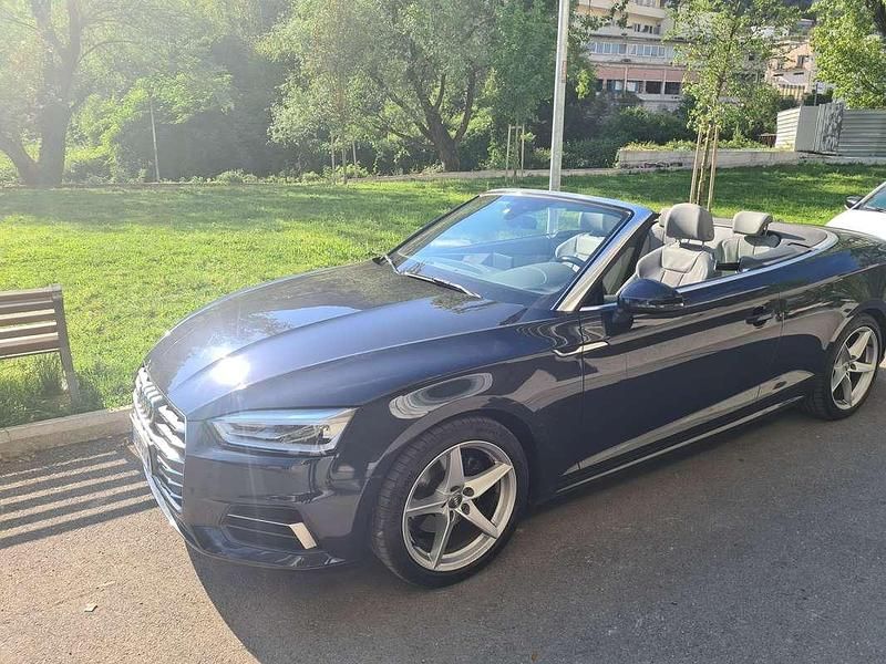 Usata Audi A5 Cabriolet Business 190 CV (139 kW) 2018 Blu/azzurro Cabrio