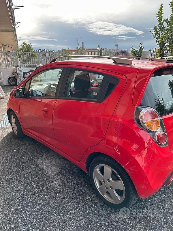 Usata Chevrolet Spark 2010 Rosso Utilitaria